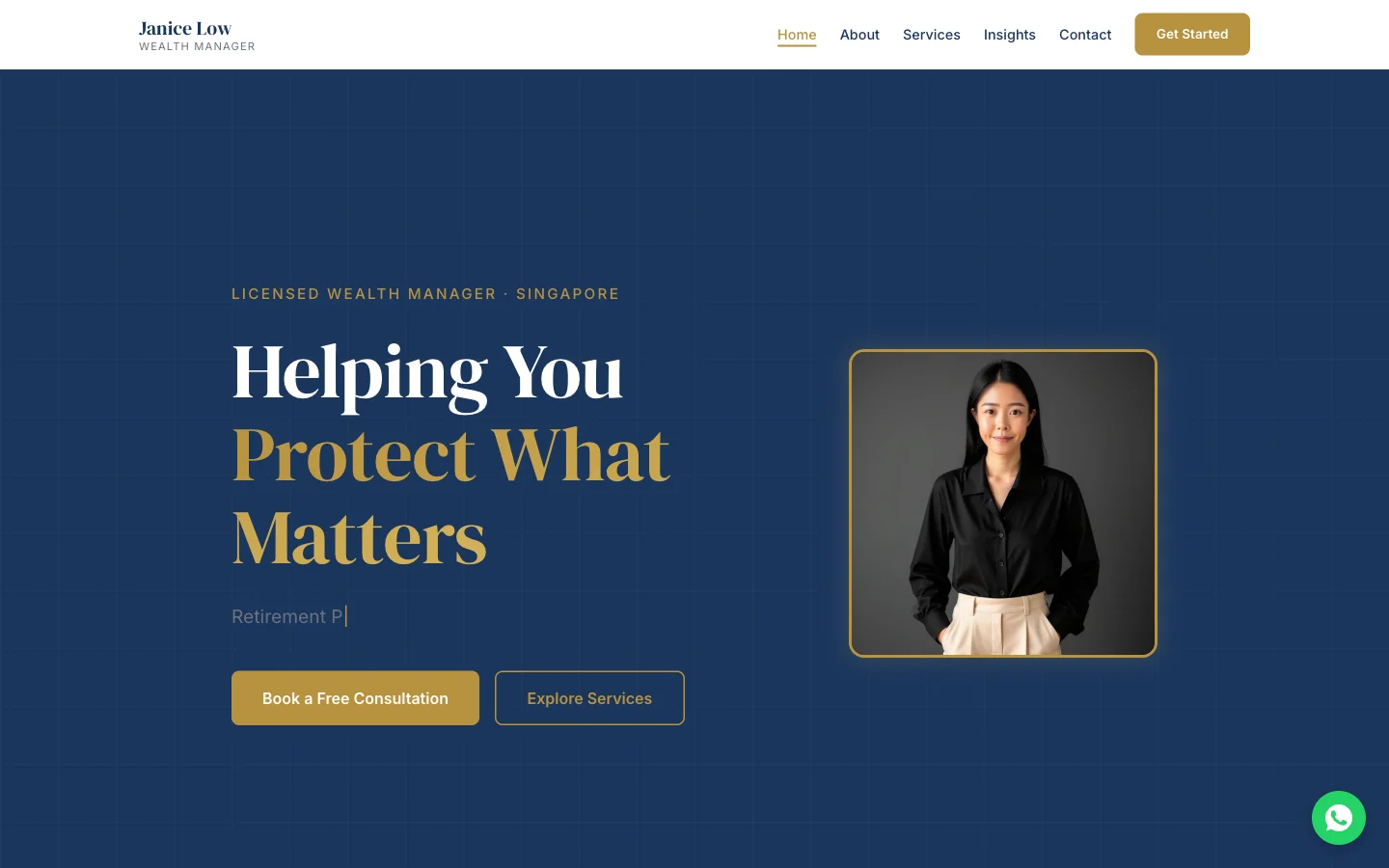 Janice Low — Wealth Manager